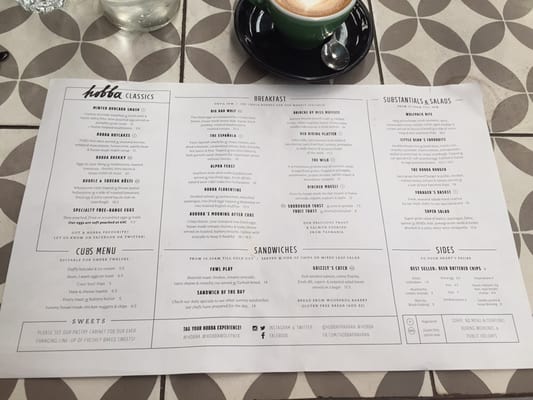 Menu photo 4 Hobba Prahran, VIC Menu photo 4 Hobba Prahran, VIC