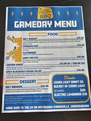 Menu photo 3 Nashville Underground Nashville, TN Menu photo 3 Nashville Underground Nashville, TN
