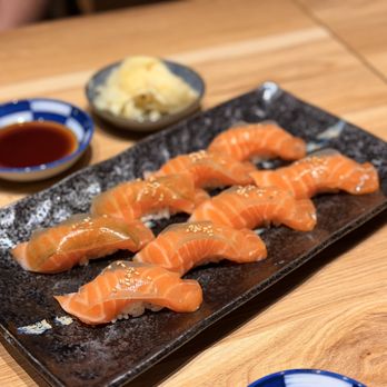 WAKABA - salmon sushi - Izakaya Near Me - Los Angeles, California WAKABA - salmon sushi - Izakaya Near Me - Los Angeles, California