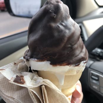 McDonald's - Sorry excuse for a dip cone. There was chocolate ALL over the napkin including some fingerprints that had been in the warm chocolate - Fast Food Near Me - Chickasha, Oklahoma McDonald's - Sorry excuse for a dip cone. There was chocolate ALL over the napkin including some fingerprints that had been in the warm chocolate - Fast Food Near Me - Chickasha, Oklahoma