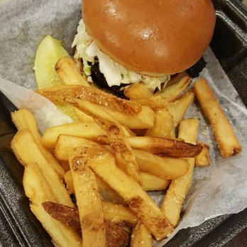 The Hideaway - Beef brisket sandwich with fries - Sports Bars Near Me - Odenton, Maryland The Hideaway - Beef brisket sandwich with fries - Sports Bars Near Me - Odenton, Maryland