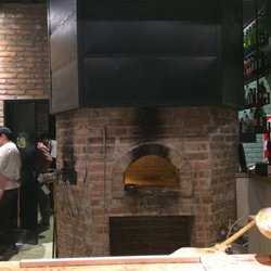 Oregano - Pizza oven (burns gas) has a token wood log in it for looks and maybe a tad of flavir