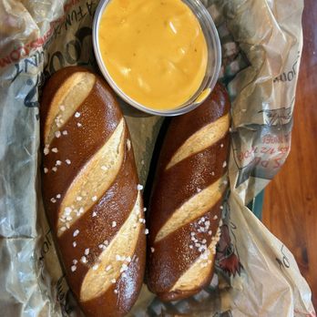 Roosters - Pretzel sticks and cheese - Chicken Wings Near Me - Canton, Ohio