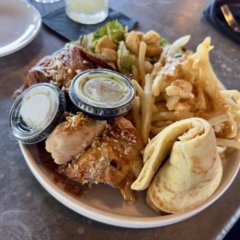 The Chicken Koop - Half chicken with butter garlic, Cesar salad, and garlic fries. - Chicken Shop Near Me - Downey, California The Chicken Koop - Half chicken with butter garlic, Cesar salad, and garlic fries. - Chicken Shop Near Me - Downey, California