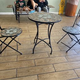 Table and chair