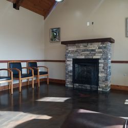 Express Family Care - Beautiful Fireplace