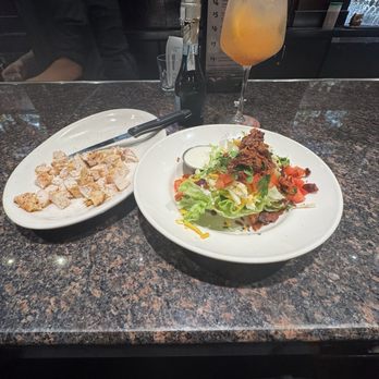 BJ's Restaurant & Brewhouse - Chopped Salad & chicken on the Side - New American Near Me - Vacaville, California