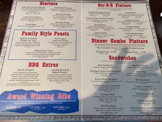 Menu photo 1 Bandana's Bar-B-Q Cedar Rapids, IA