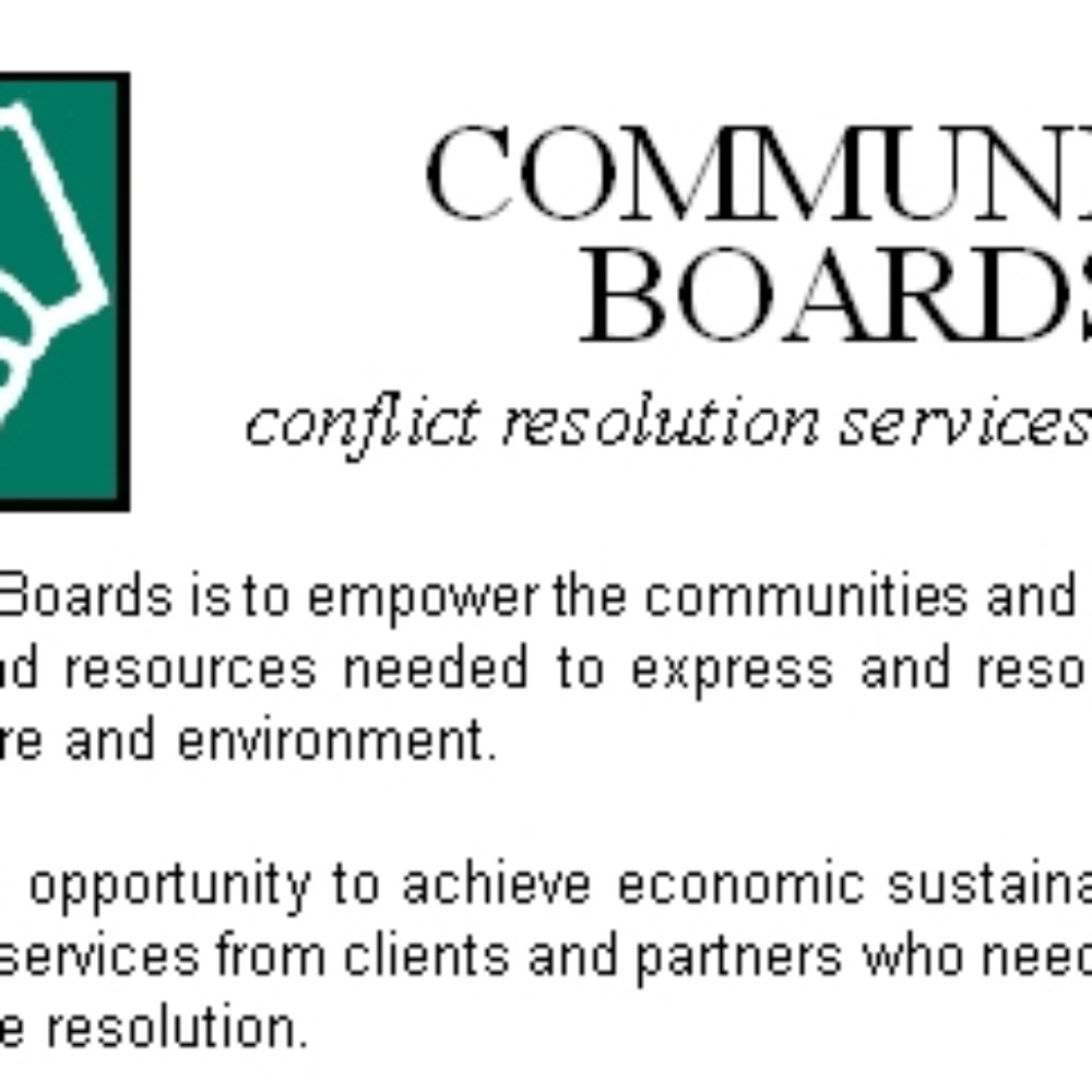 Community Boards - Conflict Resolution Services since 1976 - Community Service/Non-Profit Near Me - San Francisco, California