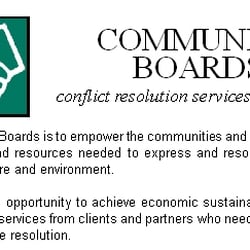 Community Boards - Conflict Resolution Services since 1976