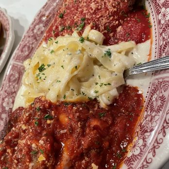 Chiapparelli's Restaurant - Combination lasagna, fettuccine Alfredo, chicken Parmesan - Italian Near Me - Baltimore, Maryland