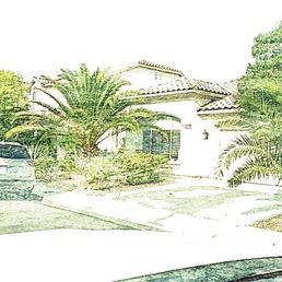 Home front yard