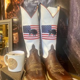 a pair of cowboy boots a pair of cowboy boots