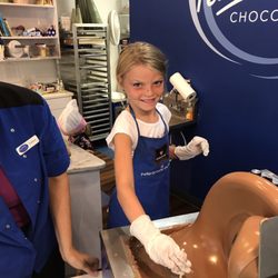 Peterbrooke Chocolatier Amelia Island - Dipping Carmel apples