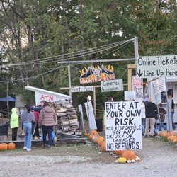 Lewisburg Haunted Cave - The entrance at the parking lot, before you walk down into the cave