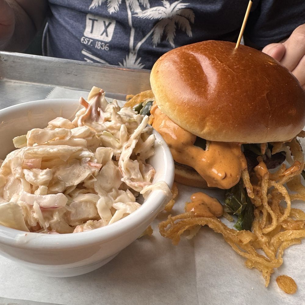 Brew Link Brewing - Burger of the month, overcooked and stale onion straws - Breweries Near Me - Plainfield, Indiana Brew Link Brewing - Burger of the month, overcooked and stale onion straws - Breweries Near Me - Plainfield, Indiana