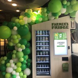lululemon athletica - Farmers fridge pop up above  Lululemon on Newbury Street!