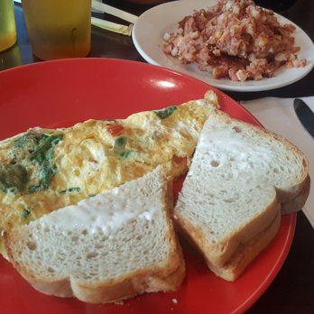 Jim's On Main - Papous Greek omelette  side of corned beef hash - Breakfast & Brunch Near Me - Rochester, New York