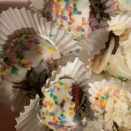 Moldy chocolate covered strawberries...