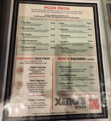 Menu photo 3 Xeno’s Pizza New York, NY