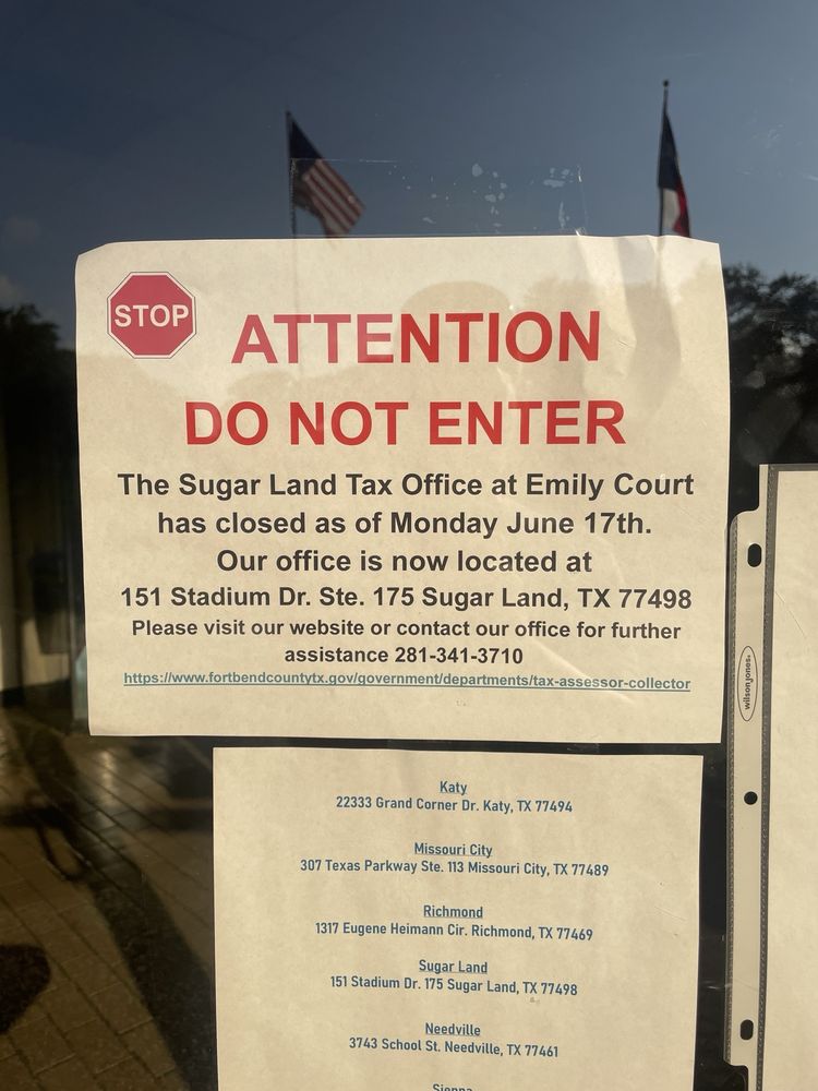 Fort Bend County Tax Office - social services organization in Sugar Land, TX