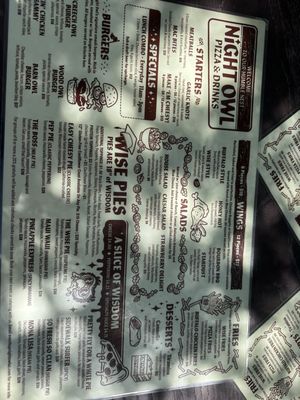 Menu photo 1 Night Owl Pizza & Drinks Scottsdale, AZ Menu photo 1 Night Owl Pizza & Drinks Scottsdale, AZ
