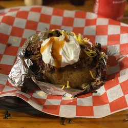Texas D Willies Smokehouse - Loaded Baked Potato w/brisket