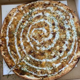 Hot Honey Chicken Pizza with Bacon and Ranch Hot Honey Chicken Pizza with Bacon and Ranch