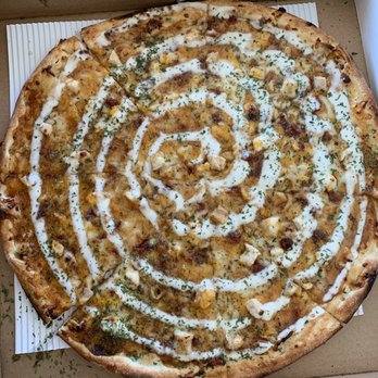 Seven Mile Pies - Hot Honey Chicken Pizza with Bacon and Ranch - Pizza Near Me - Stone Harbor, New Jersey Seven Mile Pies - Hot Honey Chicken Pizza with Bacon and Ranch - Pizza Near Me - Stone Harbor, New Jersey