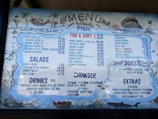 Menu photo 2 Lil Hut Morro Bay, CA Menu photo 2 Lil Hut Morro Bay, CA
