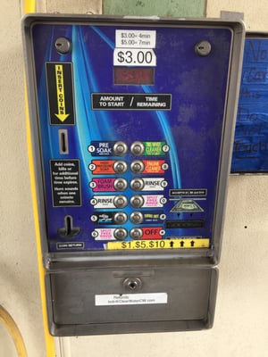 Photo of Clear Water Car Wash - South San Francisco, CA, US. "Coins" = Quarters Only!