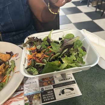 Metro Diner - There was plenty of salad! - Breakfast & Brunch Near Me - Orange Park, Florida Metro Diner - There was plenty of salad! - Breakfast & Brunch Near Me - Orange Park, Florida