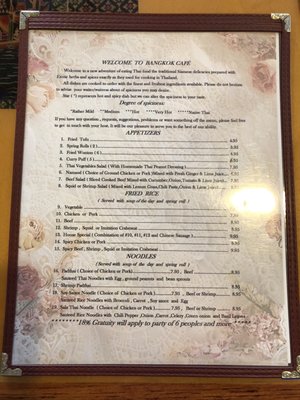 Menu photo 4 Bangkok Cafe Davie, FL