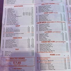 Golden City Chinese Restaurant - Menu 11/14/2023