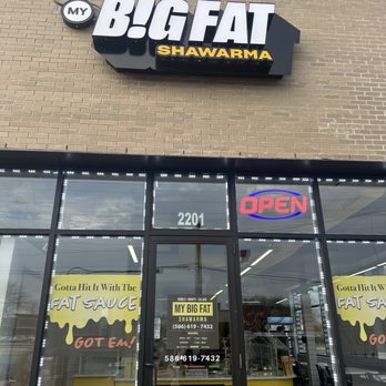 My Big Fat Shawarma - Outside sign - Wraps Near Me - Warren, Michigan My Big Fat Shawarma - Outside sign - Wraps Near Me - Warren, Michigan