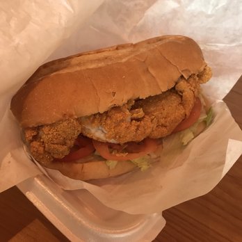 Chicken King - Fish Po Boy! The breading was so light, crisp, and flavorful! - Barbeque Near Me - Fresno, California Chicken King - Fish Po Boy! The breading was so light, crisp, and flavorful! - Barbeque Near Me - Fresno, California