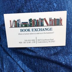Book Exchange - Updated business card as of June 2019