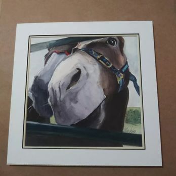 Picture This Framing - Matted donkeys at the gate - Framing Near Me - Charleston, South Carolina Picture This Framing - Matted donkeys at the gate - Framing Near Me - Charleston, South Carolina