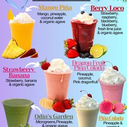 Ta’ Deliciozo Food Truck - Smoothie menu!