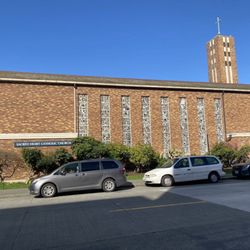 Sacred Heart Church - Outside Sacred Heart Catholic Church in Seattle, WA during Easter Sunday Mass.
