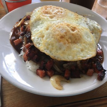 Eggs 'n Things - Hawaiian Hawaiian Loco Moco, best I had - Breakfast & Brunch Near Me - Honolulu, Hawaii Eggs 'n Things - Hawaiian Hawaiian Loco Moco, best I had - Breakfast & Brunch Near Me - Honolulu, Hawaii