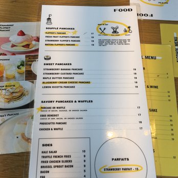 Flipper’s - Menu July 2021 - Pancakes Near Me - New York, New York