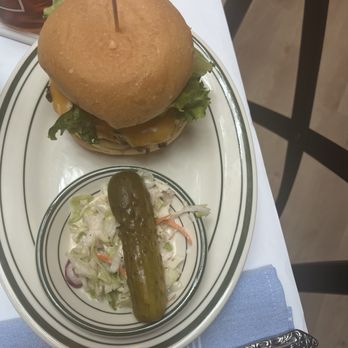The Shed - Burger was juicy and full of flavor- burger do not come with fries - they come a pickle - Hair Salons Near Me - West Warwick, Rhode Island The Shed - Burger was juicy and full of flavor- burger do not come with fries - they come a pickle - Hair Salons Near Me - West Warwick, Rhode Island