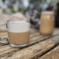 The Alchemist Café - Caramel Latte & Alchemist Signature coffee.