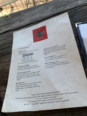 Menu photo 3 Ta-Ke Sushi and Grill Orlando, FL Menu photo 3 Ta-Ke Sushi and Grill Orlando, FL