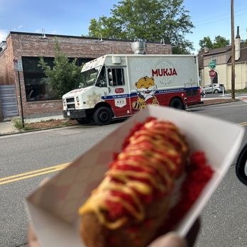 Mukja Food Truck - Truck and Hot Cheetos cheese dog - Food Trucks Near Me - Denver, Colorado