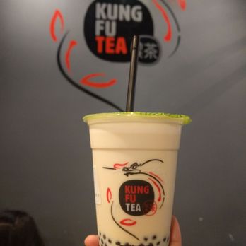 Kung Fu Tea - $4 - medium honey milk green tea (3.50) + little bubbles (0.50) - Bubble Tea Near Me - Doraville, Georgia Kung Fu Tea - $4 - medium honey milk green tea (3.50) + little bubbles (0.50) - Bubble Tea Near Me - Doraville, Georgia