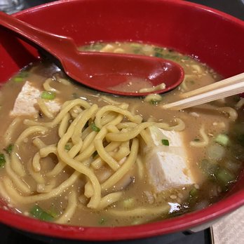 Mecha Noodle Bar - Vegetarian noodles with bland unpressed tofu - Noodles Near Me - New Haven, Connecticut