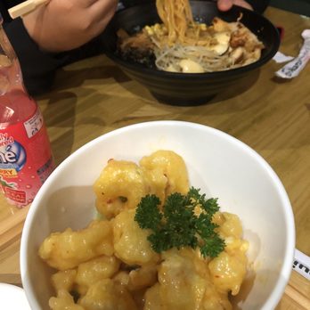 Akarui - Fire cracker shrimp & spicy chicken ramen - Ramen Near Me - Omaha, Nebraska Akarui - Fire cracker shrimp & spicy chicken ramen - Ramen Near Me - Omaha, Nebraska