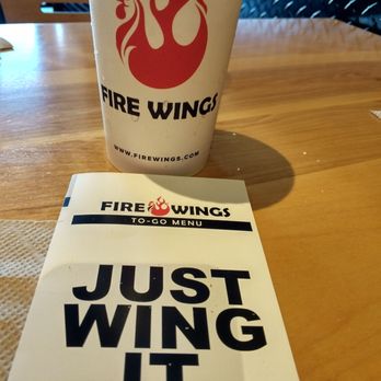 Fire Wings - Davis - Cute phrase on the menu. - Chicken Wings Near Me - Davis, California